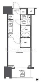 コンフォリア東陽町 606 間取り図