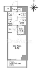 BPRレジデンス大島 411 間取り図