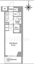 BPRレジデンス大島 601 間取り図