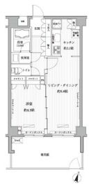 メゾンカルム西新宿 102 間取り図