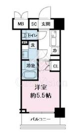 ハーモニーレジデンス武蔵小杉#002 3階 間取り図
