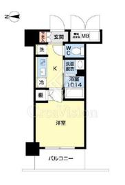 ハーモニーレジデンス武蔵小杉 5階 間取り図