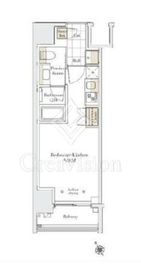 リビオレゾン新虎通り 9階 間取り図