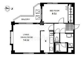 三田綱町テラス 2階 間取り図