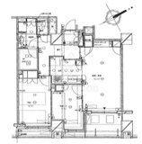 イトーピア武蔵野ブランマーク 6階 間取り図