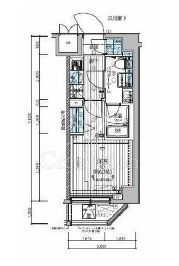 メインステージ武蔵小杉 4階 間取り図
