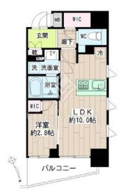 シェフルール鶴見STATION ONE 7階 間取り図