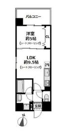 Portside Urban Residence (ポートサイドアーバンレジデンス) 401 間取り図