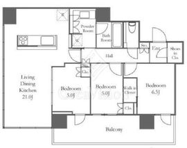 THE TOWER湘南辻堂 19階 間取り図