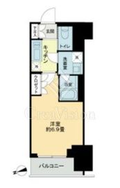 ザ・ライオンズフォーシア鶴見 603 間取り図