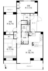 T's garden西寺尾(ティーズガーデン西寺尾) 1階 間取り図