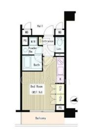 シティカレント大手町 1102 間取り図
