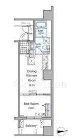 パークアクシス元浅草ステージ 1210 間取り図