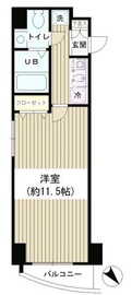 エスペラル池袋 203 間取り図