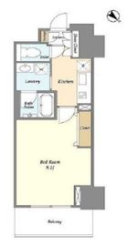 フロンティア新宿タワー 1405 間取り図