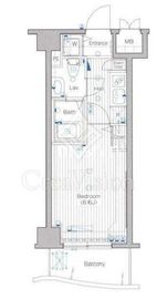 グランド・ガーラ高輪 13階 間取り図