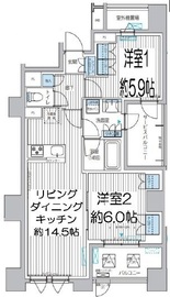 メゾンクロロ 401 間取り図