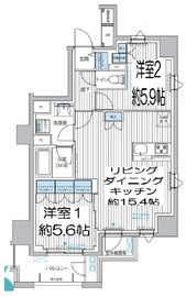 メゾンクロロ 601 間取り図