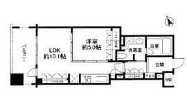 日本橋ヴォアール 3階 間取り図