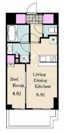 ブリリア早稲田鶴巻町 5階 間取り図