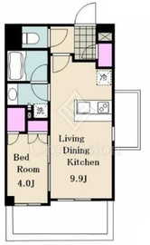 ブリリア早稲田鶴巻町 5階 間取り図