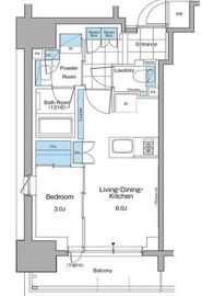 ルフォンプログレ本郷三丁目 804 間取り図