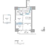 ルフォンプログレ本郷三丁目 1201 間取り図