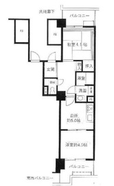 晴海ビュータワー（晴海アイランドトリトンスクエアビュータワー） 3階 間取り図