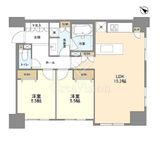 LaSante五反田 1307 間取り図