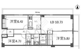 アプリーレ日吉本町 206 間取り図