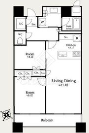 ブリリアタワーズ目黒 28階 間取り図