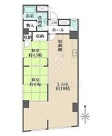 目白が丘マンション 8階 間取り図
