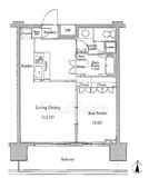 レジディア錦糸町 614 間取り図