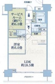 アールブラン湘南辻堂 9階 間取り図