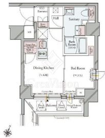 コンシェリア横濱＜SHINKOYASU＞ 4階 間取り図