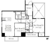 Sunny Side Forest (サニーサイドフォレスト) 202 間取り図