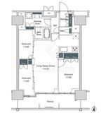 ブルックサイドレジデンス木場 1507 間取り図