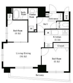 パークキューブ本所吾妻橋 503 間取り図