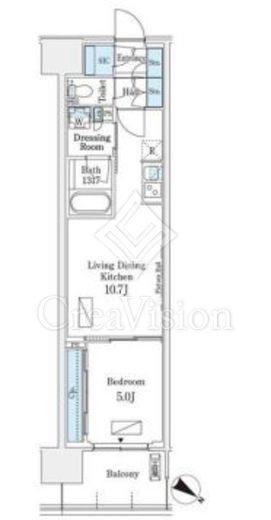 ロイヤルパークス有明 229 間取り図