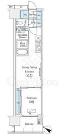 ロイヤルパークス有明 305 間取り図