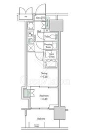 ブルックサイドレジデンス木場 433 間取り図