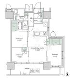 ブルックサイドレジデンス木場 922 間取り図