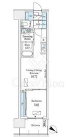 ロイヤルパークス有明 738 間取り図