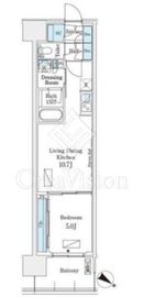 ロイヤルパークス有明 838 間取り図