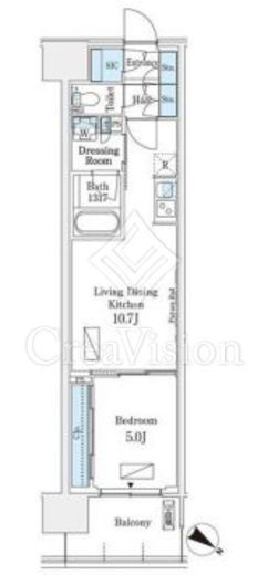ロイヤルパークス有明 1138 間取り図
