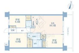 バウス氷川台 3階 間取り図