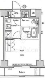 レイジオス品川 5階 間取り図