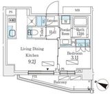 シーズンフラッツ町屋 706 間取り図