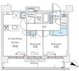 シーズンフラッツ町屋 504 間取り図