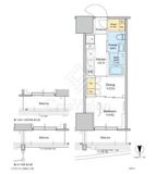 プラウドフラット四谷三丁目 1107 間取り図